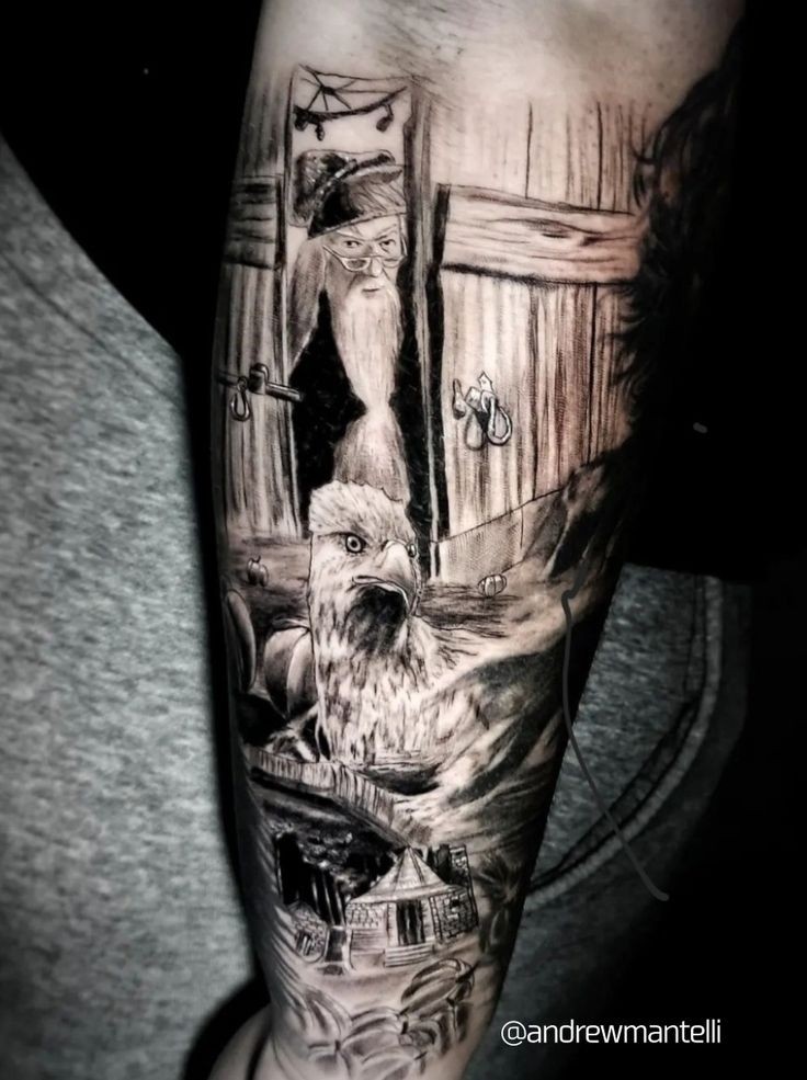 andrewziim's tweet photo. #harrypotter #Harrypotterfanart #harrypottertattoo https://t.co/fN7YvRx81N