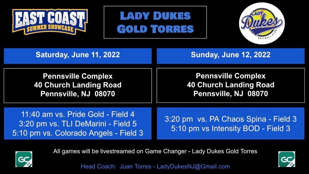 Unity Torres (@unitytorres18u) on Twitter photo It’s Go Time!!! <a href="/GaTechSoftball/">Georgia Tech Softball 🥇🥇🥇🥇🥇</a> <a href="/GW_Softball/">GW Softball</a> <a href="/SoftballRider/">Rider Softball</a> <a href="/VUSoftball/">Villanova Softball</a> <a href="/Delaware_SB/">Delaware Softball</a> <a href="/MonmouthSB/">Monmouth Softball</a> <a href="/ESUSoftball/">Jaime Wohlbach</a> <a href="/UConnSoftball/">UConn Softball</a> <a href="/Lafayette_SB/">Lafayette Softball 🥎</a> <a href="/Lehighsoftball/">Lehigh Softball</a> <a href="/HofstraSoftball/">Hofstra Softball</a> <a href="/ColgateSoftball/">Colgate Softball</a> <a href="/FordhamSoftball/">Fordham Softball</a> <a href="/PackSoftball/">NC State Softball</a> <a href="/CoastalSoftball/">Coastal Carolina SB</a> <a href="/BinghamtonSOFT/">Binghamton Softball</a> <a href="/JaspersSoftball/">Manhattan University Softball</a> It’s Go Time!!! <a href="/GaTechSoftball/">Georgia Tech Softball 🥇🥇🥇🥇🥇</a> <a href="/GW_Softball/">GW Softball</a> <a href="/SoftballRider/">Rider Softball</a> <a href="/VUSoftball/">Villanova Softball</a> <a href="/Delaware_SB/">Delaware Softball</a> <a href="/MonmouthSB/">Monmouth Softball</a> <a href="/ESUSoftball/">Jaime Wohlbach</a> <a href="/UConnSoftball/">UConn Softball</a> <a href="/Lafayette_SB/">Lafayette Softball 🥎</a> <a href="/Lehighsoftball/">Lehigh Softball</a> <a href="/HofstraSoftball/">Hofstra Softball</a> <a href="/ColgateSoftball/">Colgate Softball</a> <a href="/FordhamSoftball/">Fordham Softball</a> <a href="/PackSoftball/">NC State Softball</a> <a href="/CoastalSoftball/">Coastal Carolina SB</a> <a href="/BinghamtonSOFT/">Binghamton Softball</a> <a href="/JaspersSoftball/">Manhattan University Softball</a>