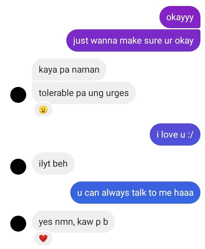 krysdeyniel's tweet photo. sabi mo kaya pa eh, antanga ko lang din na naniwala ako. sana pinuntahan na kita, sana di na ako nagsabi, sana dumiretcho na ako sa inyo. tangina. hindi enough lahat ng salitang alam ko para idescribe yung nararamdaman ko ngayon. https://t.co/tbn7Mxmbrw