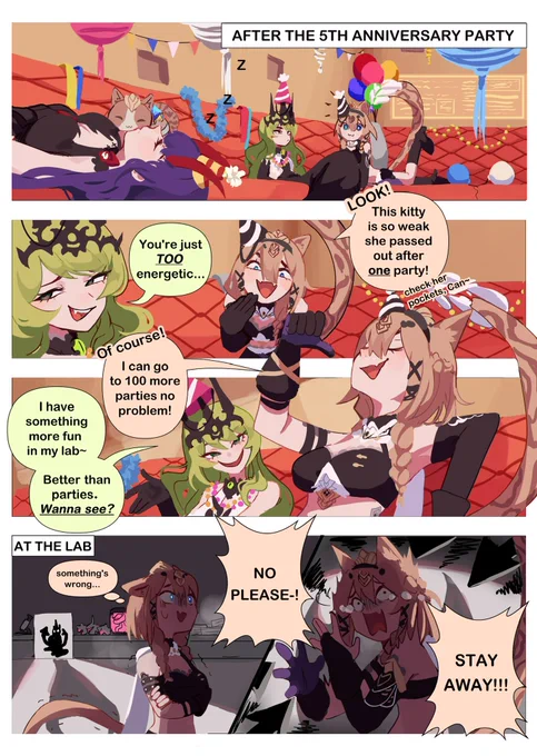 I was asked to do a 4koma for #HonkaiImpact3rd a while ago 💕

#崩壊3rd 