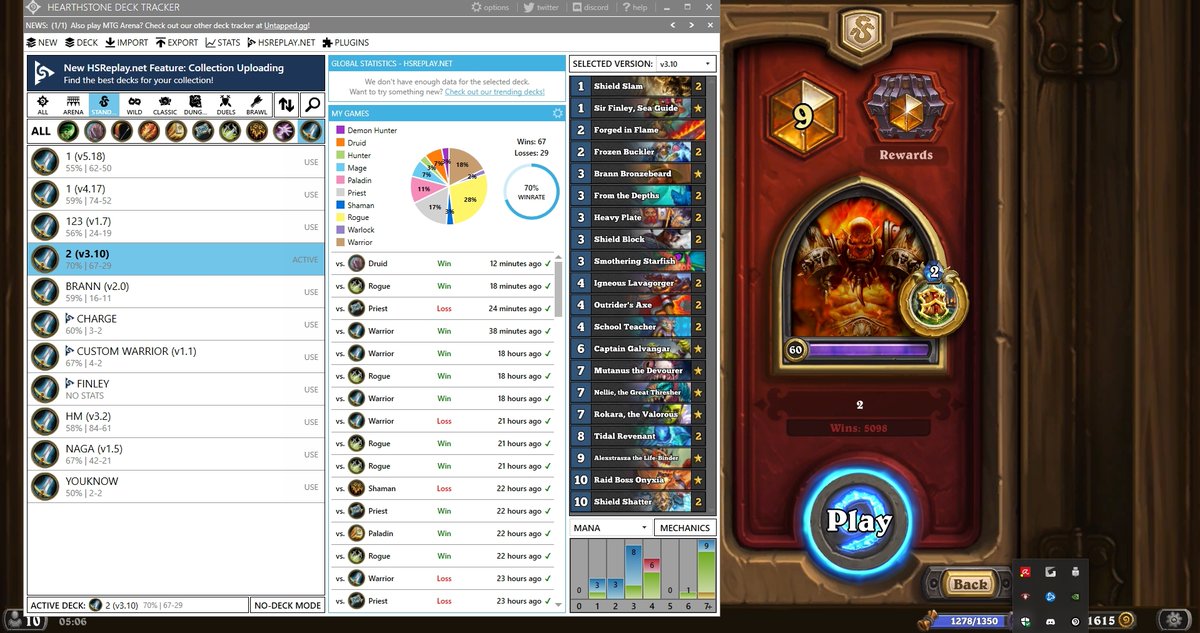 Top 10 Eu Updated Warrior List 70%Win Rate
AAECAQcKpu8DsIoEvIoEiqUEpa0E5bAEjbUEi7cEjskEmNQECo7tA/iABPmMBPqMBImgBIy3BJa3BO/OBPPOBI7UBAA=