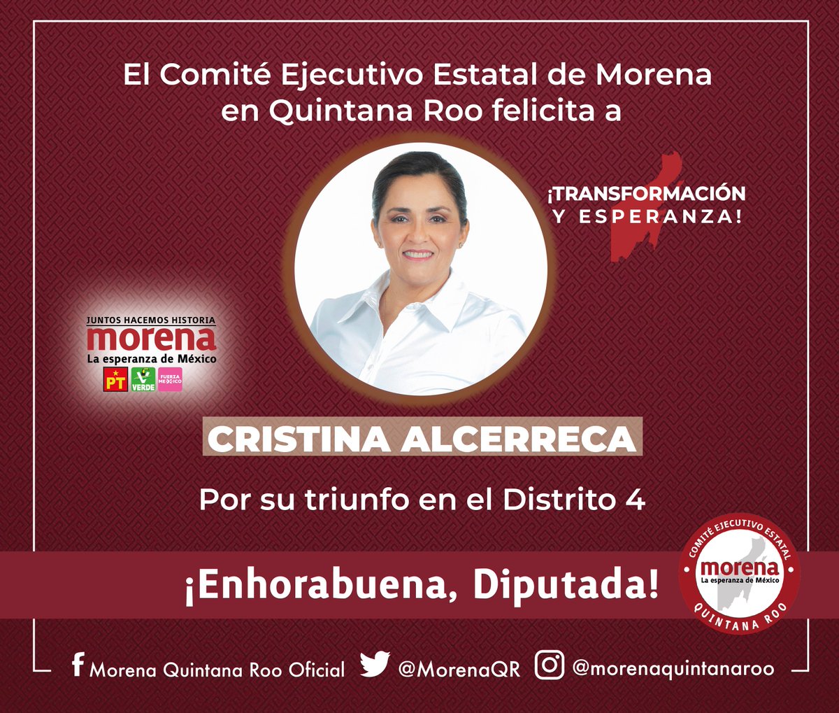 Morena Quintana Roo Oficial tweet media