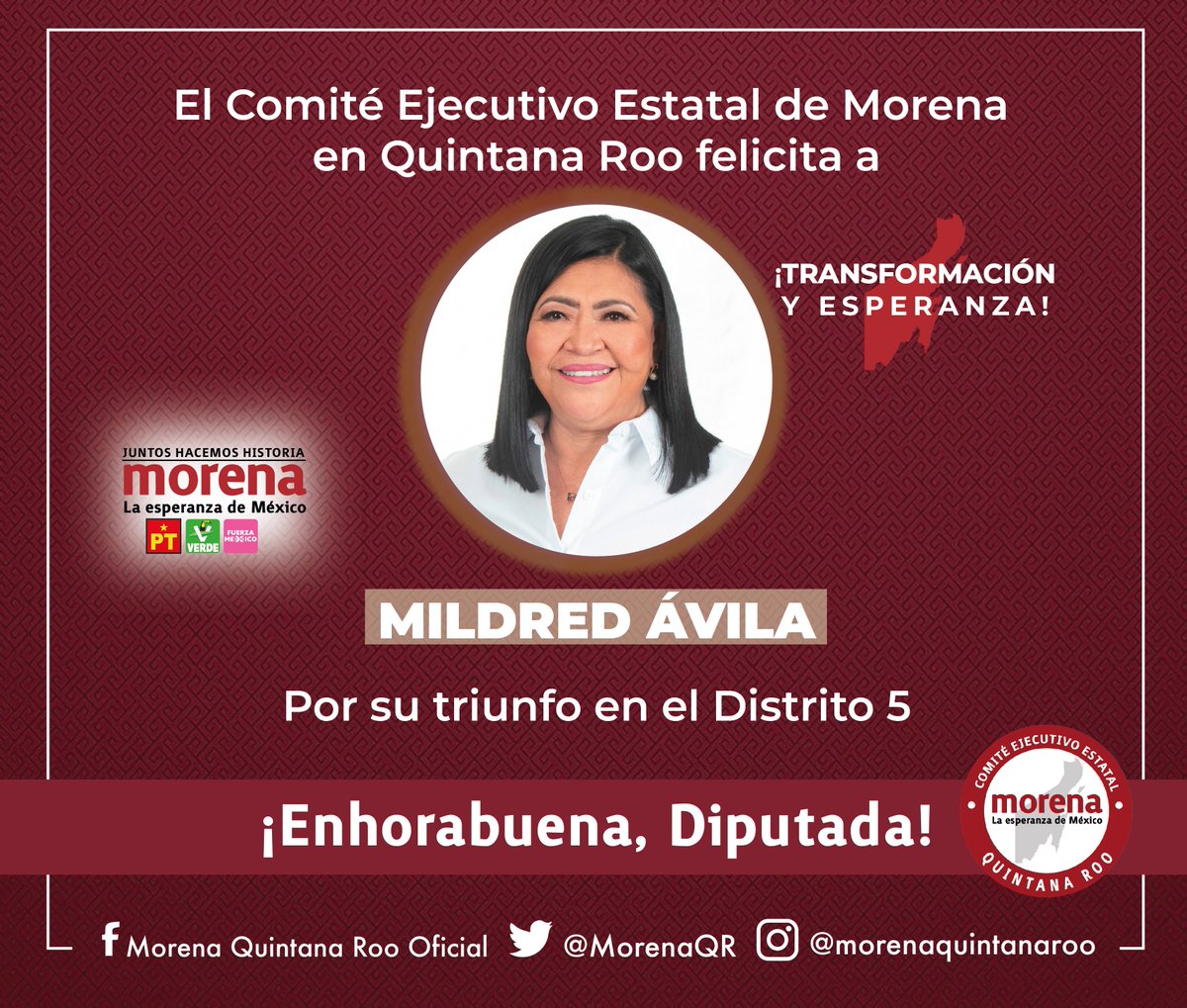 Morena Quintana Roo Oficial tweet media