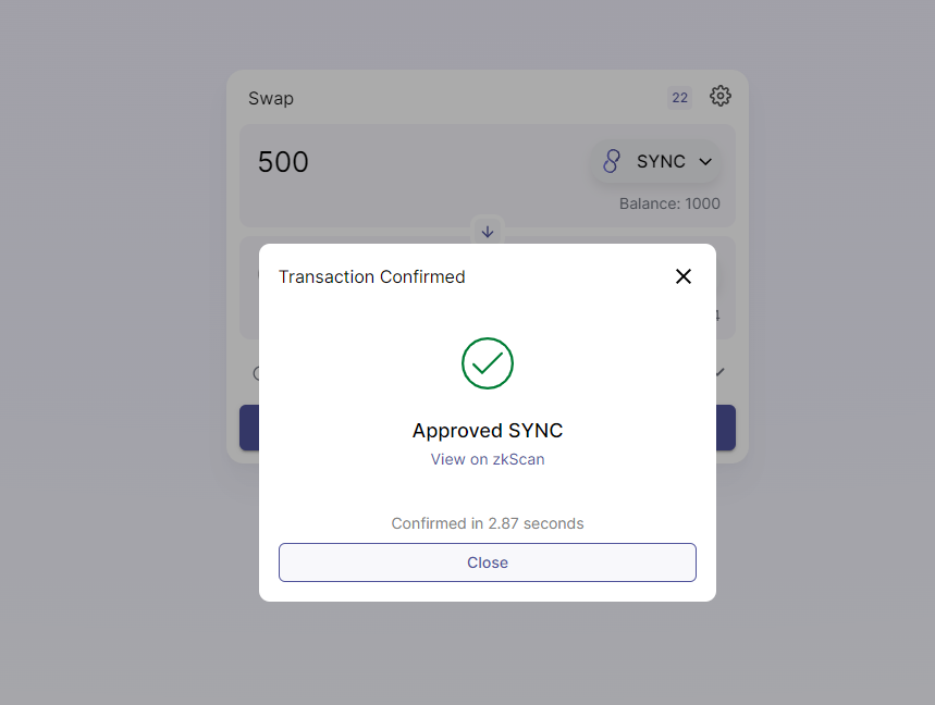 #L222 #zkSync #Layer2 #ZKRollup #testnet #Ethereum #DeFi 
Join discord: discord.com/invite/6zy2c9Y…