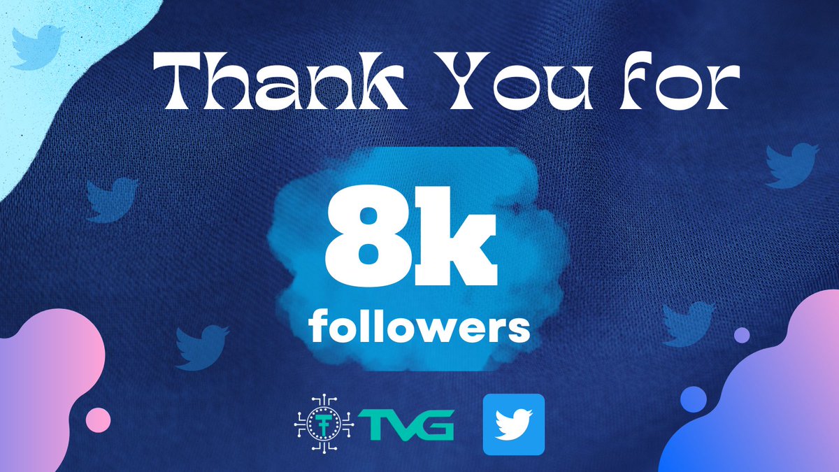 tvgcoin's tweet photo. We are growing family of 8K 🎉🎉

To celebrate the moment, 
We are planning for an exciting reward program 😉

Are you guys excited for the reward program? Tell us in the comments!

#cryptocurrency #tvgcoin #NFTCommunity #gamingcommunity #CoinGecko #BitMart https://t.co/Xk0C9CrW8v