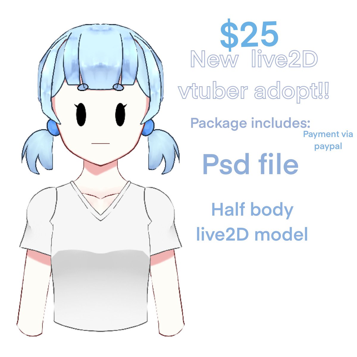 Artby_Yumi's tweet photo. New live2D model adopt! #Vtuber #model #VTuberEN #VTuberUprising #Vtubers #vtuberadopt #live2Dadopt https://t.co/z630F72gWL