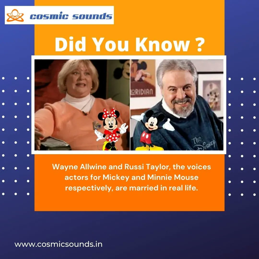 cosmicsoundss's tweet photo. Did You Know?
#facts #dubbingstudio #voiceoverservices #cosmicsounds #cartoon #toy #navigation #voice #india #cosmicsounds #filmmaking #elearning #videogames #videography https://t.co/CkkGClqxIZ