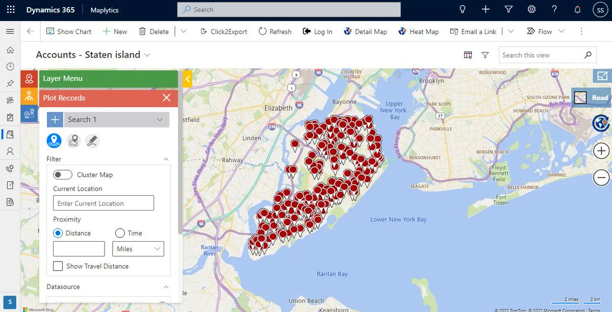 Maplytics's tweet image. Multiple Search in a Single Map with new Multi-Layer Search Feature within Dynamics 365 CRM! 

buff.ly/3mk2Q3l 

#proximitysearch #multisearch #Dynamics365 #CRMRecords #mapping #geoanalytics