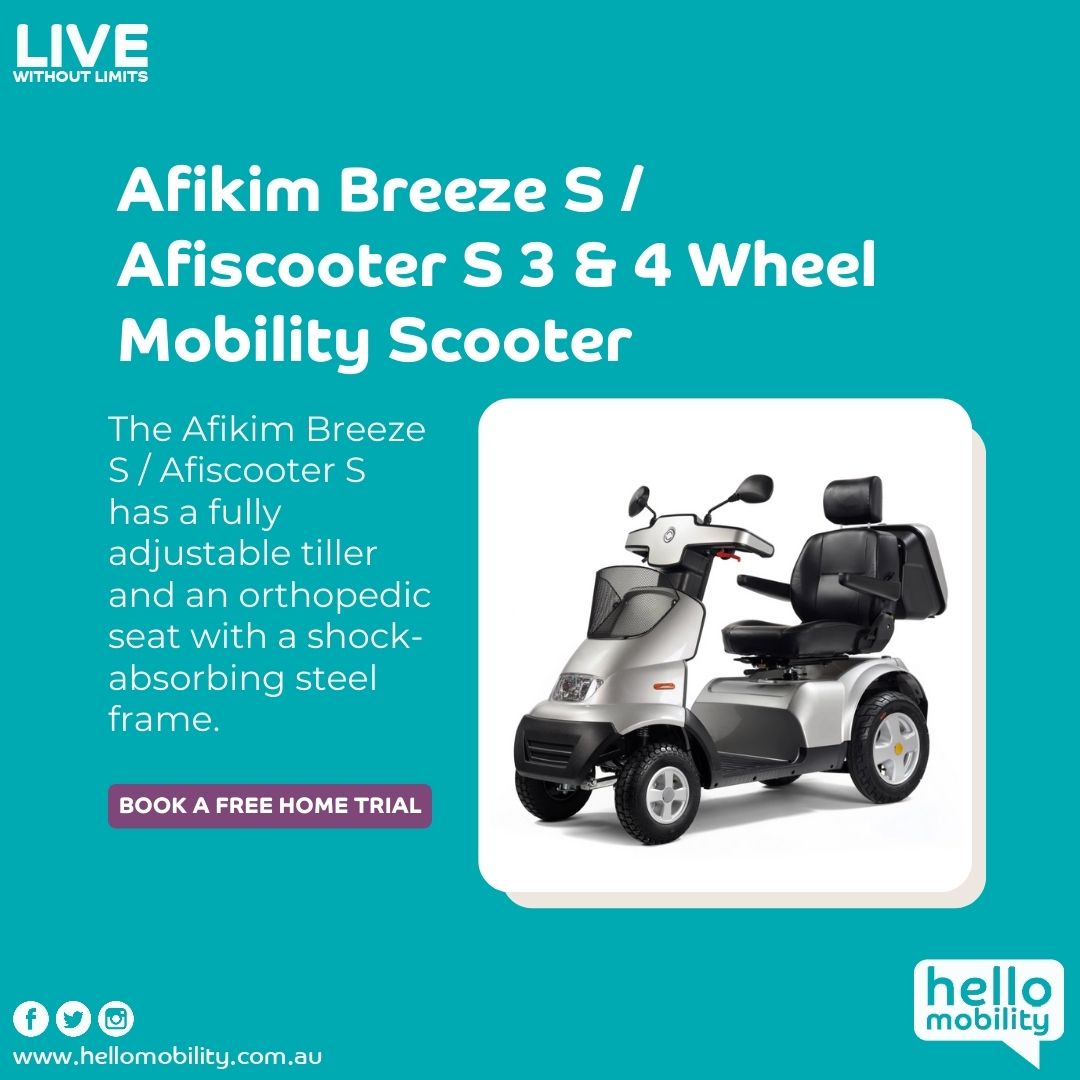 helloMobilityau's tweet image. The Afikim breeze S / #Afiscooter S comes in 2 models – the three wheel Afikim Breeze S3 / Afiscooter S3 and the four wheel Afikim Breeze S4 /Afiscooter S4. This Afikim beauty provides a pleasurable car-like driving experience.
Visit now - hellomobility.com.au
#mobilityscooter