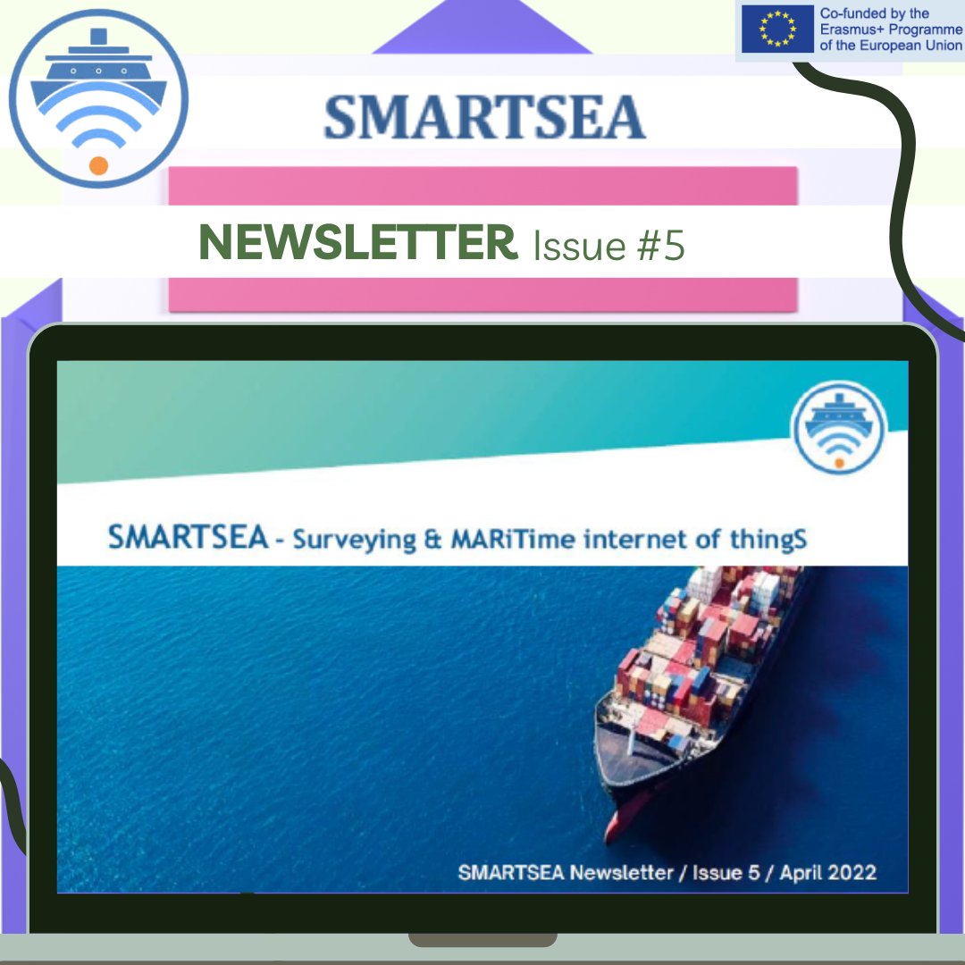 The 5th SMARTSEA Newsletter is out! 🎉Read all about our latest #insights. To check it out, please follow the link -> smart-sea.eu/wp-content/upl…

#erasmus #erasmuslife #erasmusplus 
#erasmusplusproject #masterdegreestudent #maritime #maritimeindustry #maritimeknowledge