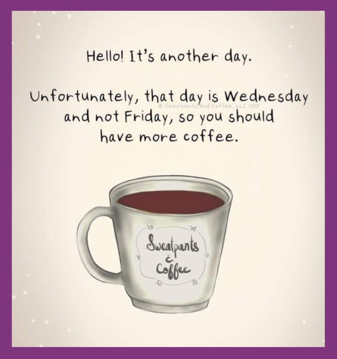 _rdiam's tweet photo. #Smile as it's #Wednesday &amp; we're half-way to #Friday...😃

#wednesdaythought #midweek #quote #keepcalm #haveaniceday #CoffeeTime https://t.co/3xyrSEhdQa