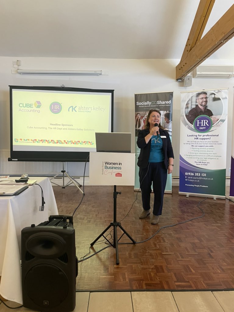 Julie from our headline sponsors @AlstersKelley 

#ssconf22 #sociallyshared