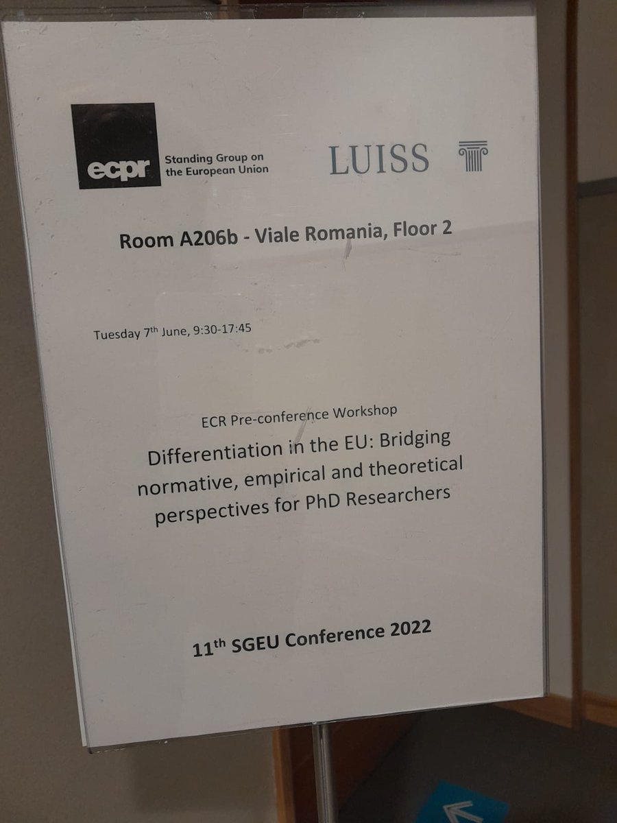 a_schilin's tweet photo. Yesterday, a long-planned project came to an end. Finally, we held our ECR workshop on #differentiation in the EU. It was the first academic workshop I organised with PhD fellows from the @ResearchDi network and it was an excellent experience #Thread https://t.co/LLETCztZPp