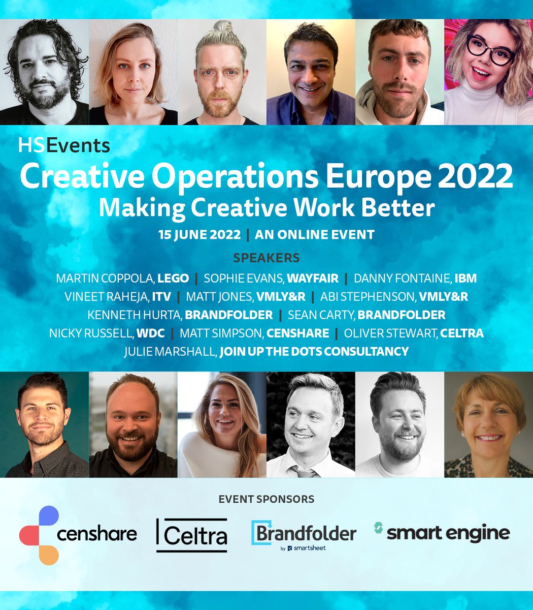 HSCreativeOps's tweet photo. ⏲️ It's the Final Countdown! Creative Operations Europe 2022 is now just seven days away.
Join this virtual event on June 15 to hear keys topics such as Unlocking transformational creative output, automation and more.
Register: https://t.co/58tSec66nA
#CreativeOpsEU https://t.co/GUGfTjAiTD