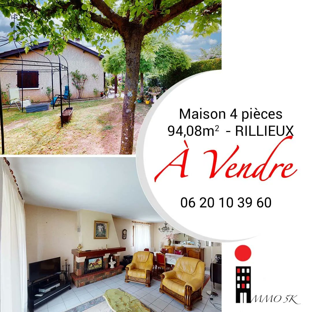 Immo5k's tweet photo. 🏡 #annonceimmobilière 🏡
       ⚠ EXCLUSIVITE ⚠
                  👇👇👇
A Rillieux, maison sur jardin dans le secteur du Loup Pendu. Construite en 1990, elle offre plus de 94m2 habitable.
✨✨435 000€✨✨
Plus d'infos sur 👇👇
https://t.co/M9dZsOitaj

#venteimmobiliere #lyon https://t.co/RJvsRJA9Fd