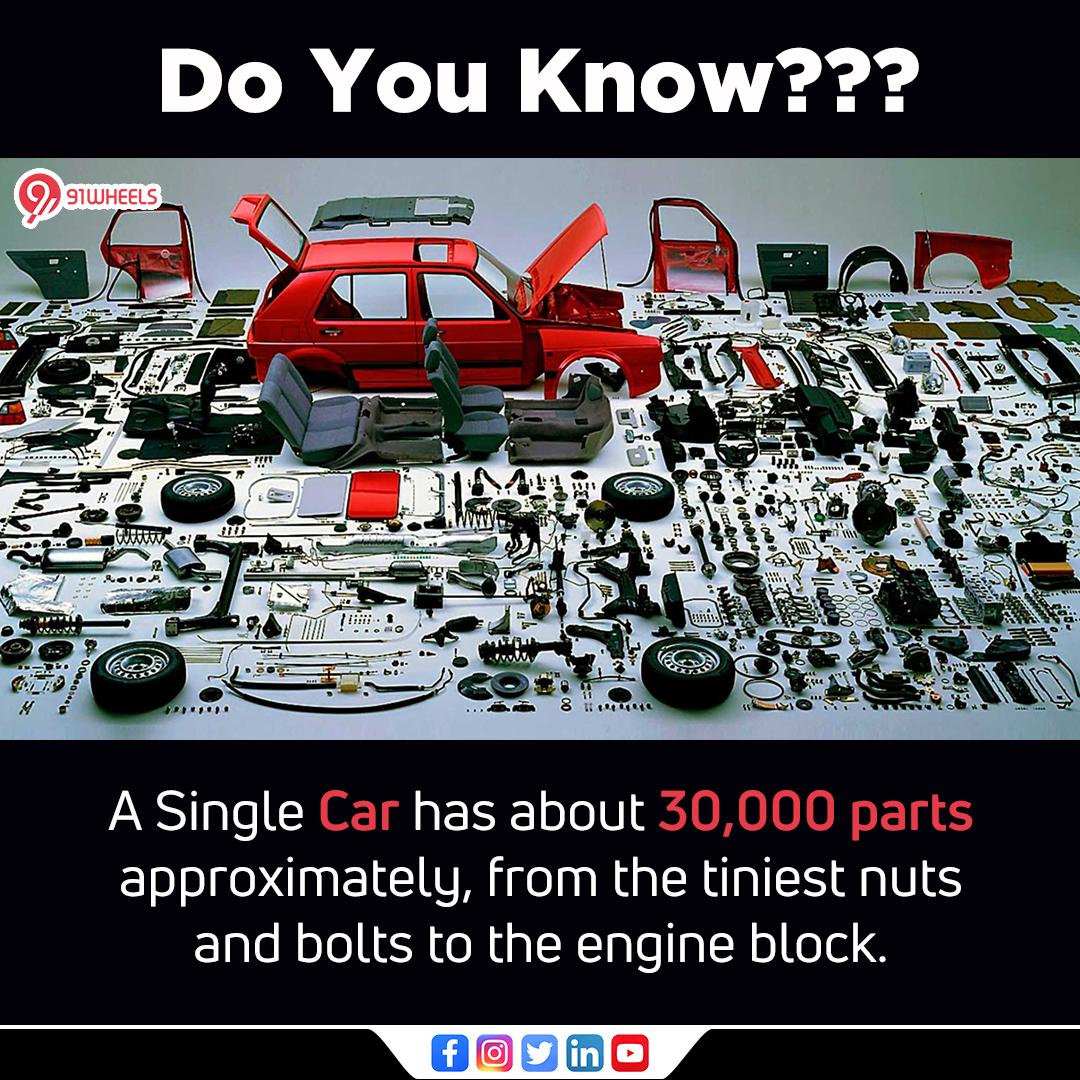 91wheels's tweet photo. Do you Know?
There are about 30,000 parts in your car, from the tiniest nuts and bolts to the engine block & it varies widely from car to car.
#cars #Facts #carparts #engine #doyouknow #autofact #automobile #automotive #automobileindustry #automotiveindustry #91wheels https://t.co/KmirAwd27q