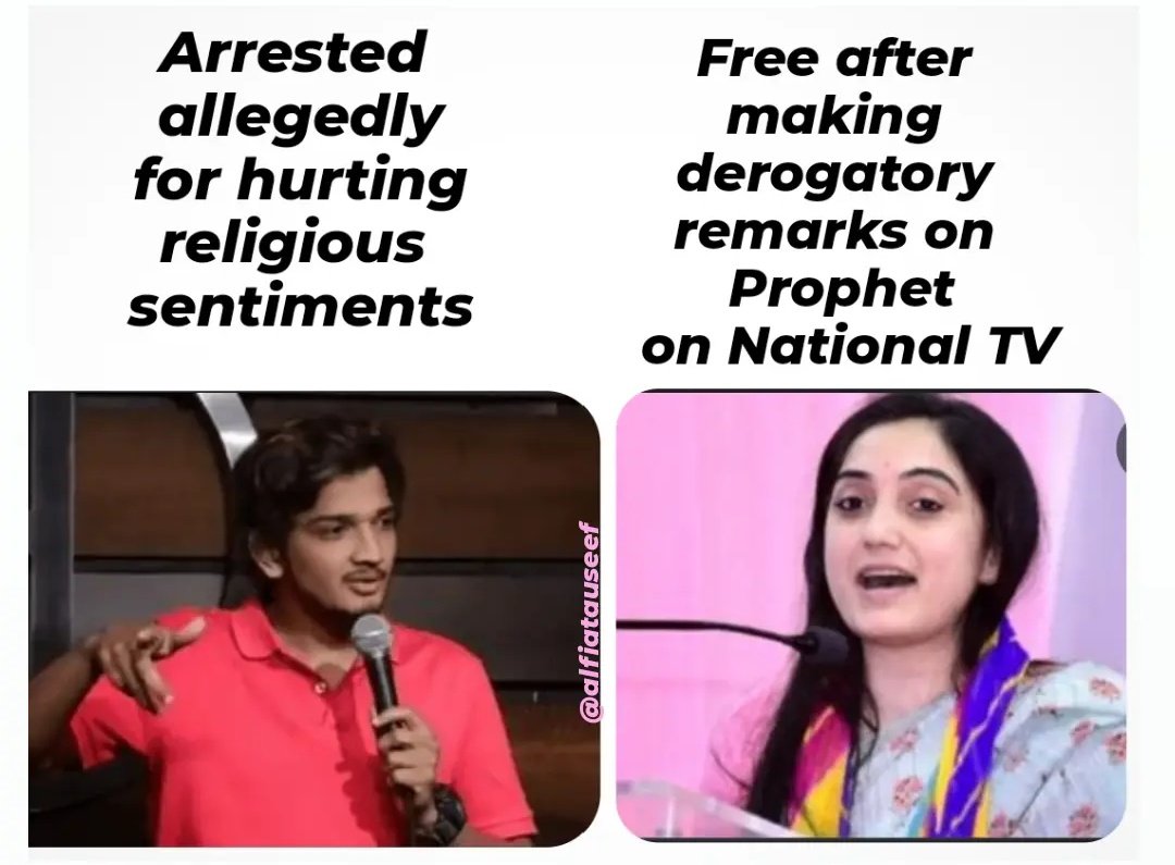 alfiatauseef's tweet photo. I come from two Indias...

#ArrestNupurSharmaBJP https://t.co/PDrUW3jsFB