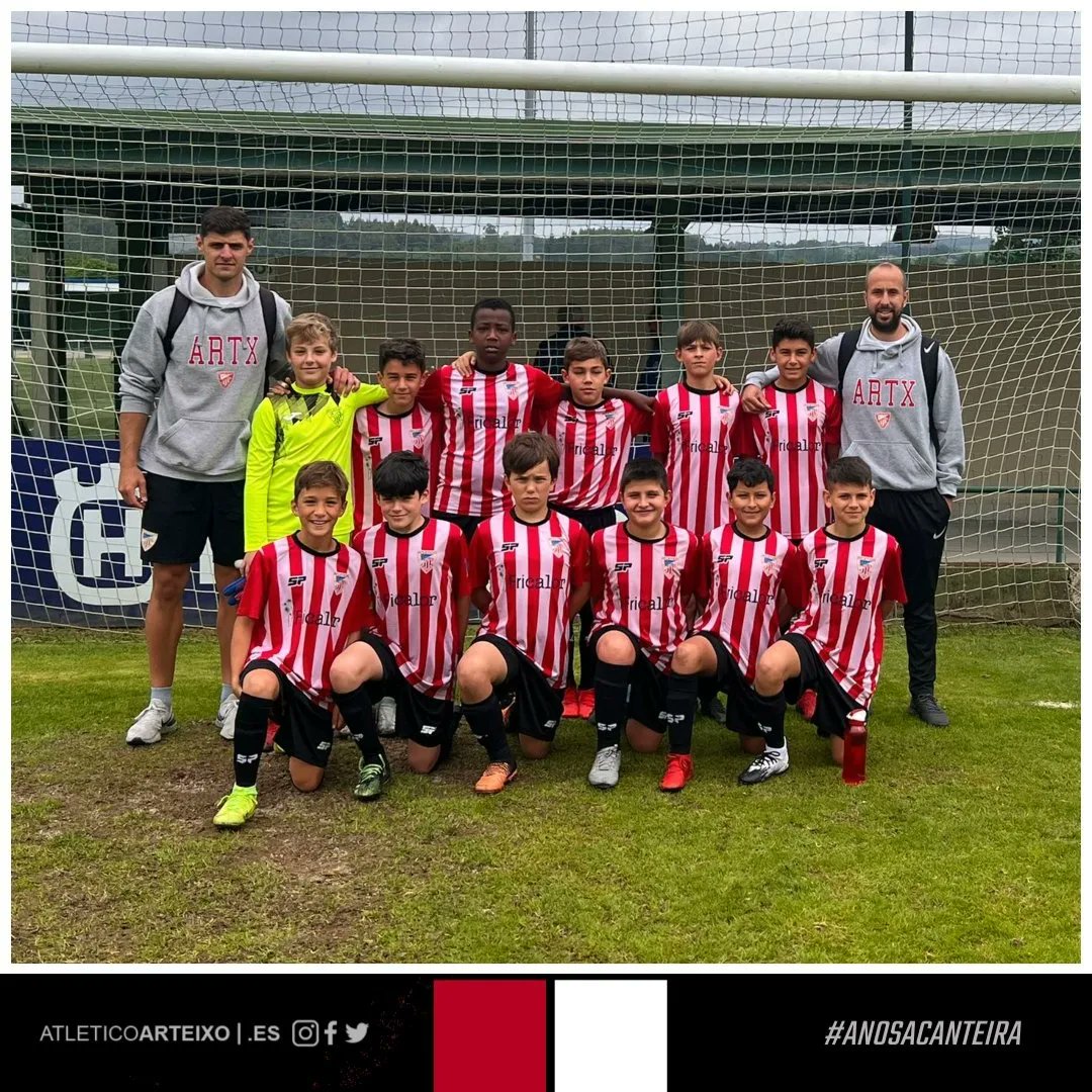 AtlArteixo's tweet photo. 📸 | #CanteiraAtleticoArteixo 
🗓️ 4 Xuño 
#AlevínA
#Biberons 
#PrebenxamínA https://t.co/IlV4gvoDbg