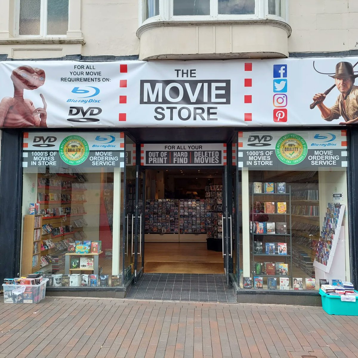 BadMovieCult's tweet photo. Found this place locally & it is an absolute goldmine!
A superb range of great movies all fully refurbished & repackaged
Hard to find & obscure titles are a speciality & I was like a kid in a candy store
If you collect physical media, I cannot recommend enough
#themoviestore https://t.co/5YoNNMd4yB