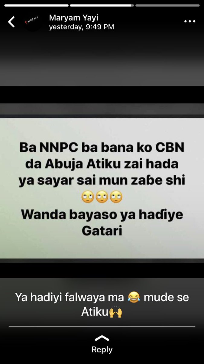 Ommarbb's tweet photo. Wlh ko zai hada da garin mu sai dady ⁦@atiku⁩ https://t.co/stNpK2m9Aw