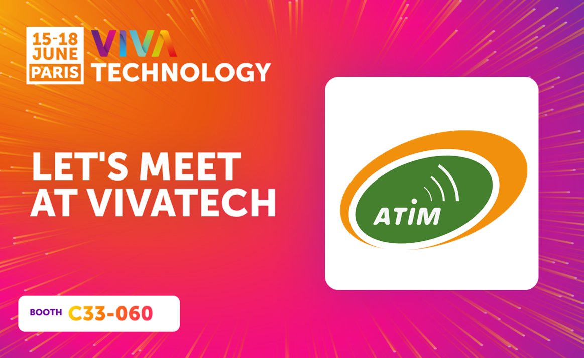 <a href="/ATIMRadio/">ATIM Radiocommunication</a>  sera présent au salon #VivaTech  du 16 au 17 juin. Nous espérons vous rencontrer à cette occasion ! 🤝