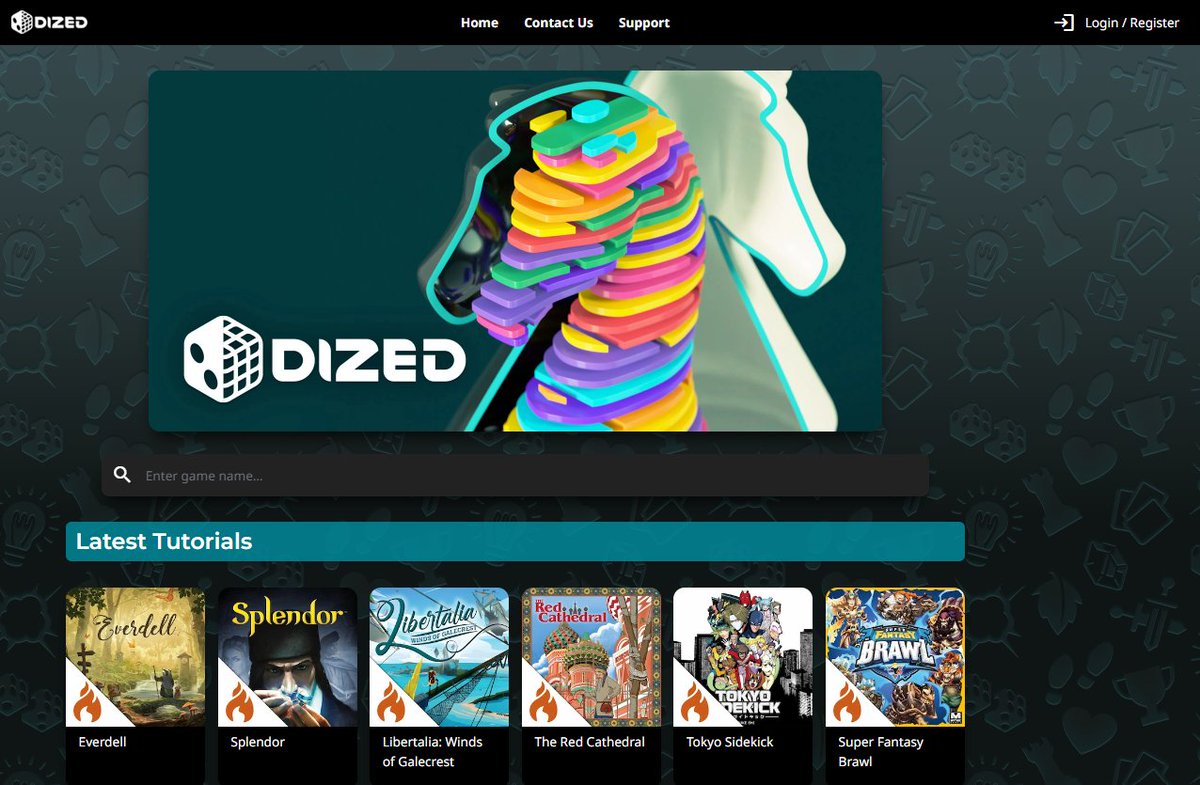 getDized's tweet image. The new Dized Web experience has been launched at app.dized.com ! We&apos;ve gotten a lot of great feedback on the new App and have been working on bringing the App and Web versions closer together. So try it out and let us know what you think!

#dized #boardgames