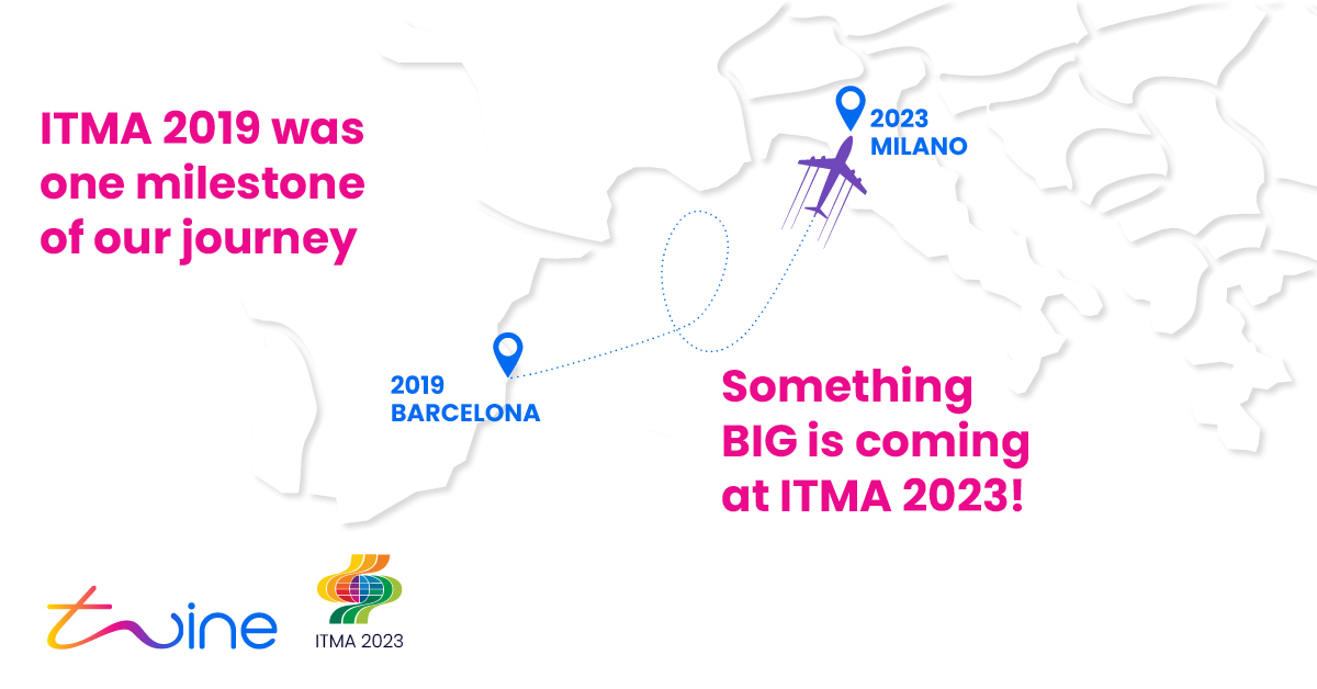 twine_solutions's tweet photo. Twine is excited for @ITMA2023! 3 years ago, we launched our #threadandyarn #digitaldyeing machine at the world’s largest international #textile and #garment technology exhibition. Stay tuned to see what’s in store in Milan, Italy, June 8-14, 2023! #ITMA2023 https://t.co/JNFhfSebMj