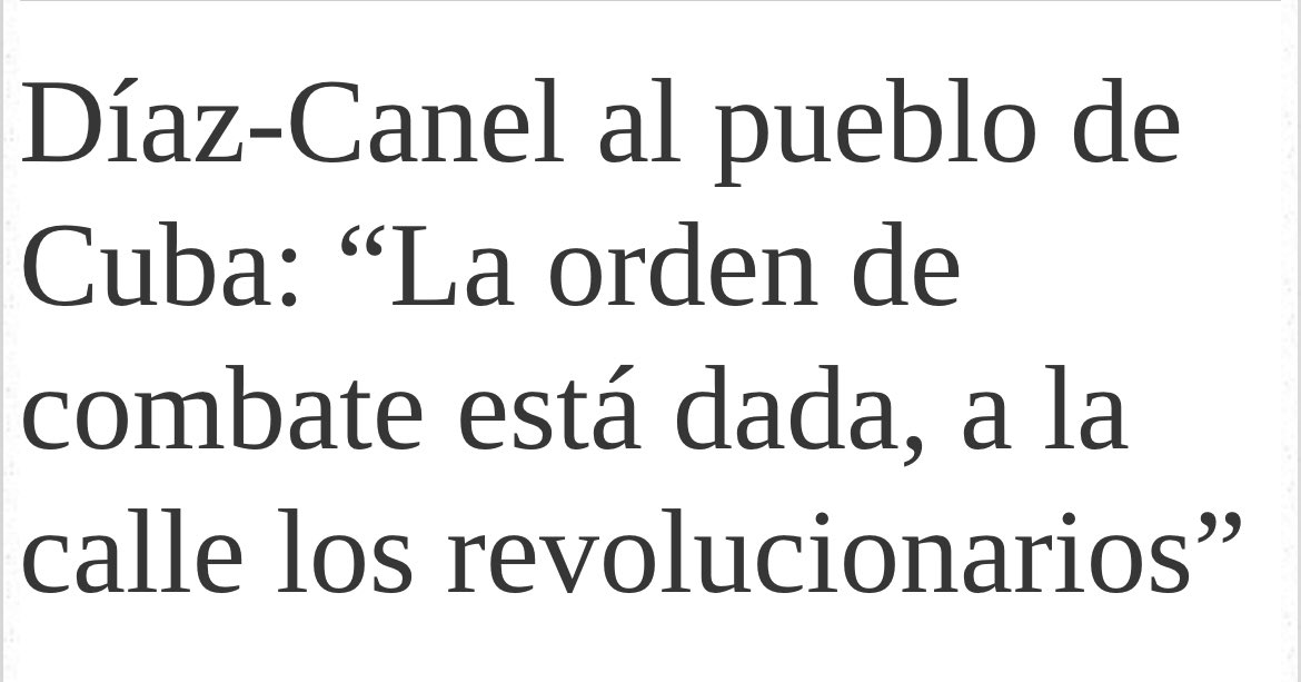 joaco537's tweet photo. #Presidente?Sera Algo Como #Mayordomo #Unidad @DiazCanelB El Mundo No Se Ha Olvidado De Tu #OrdenDeCombate Ni Vamos A Dejar Qué Se Olvide,Tu Ordenaste Un #Genocidio En #J11,Lanzaste A tus #Esbirros A Asesinar Un Pueblo #Desarmado #Unida🤬Canelo Tu Cita Es Con El #Diablo 🗽🆓🇨🇺🇨🇺 https://t.co/QmPG0KFKxO