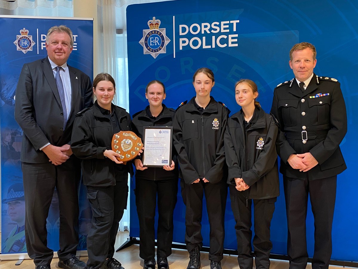 PCCDorset's tweet photo. Last night I had the honour of attending the CiP Awards for the second time.

The professionalism, dedication, commitment and often the bravery shown by our volunteers is incredible and I am privileged to have presented awards to just a few of them.
#CiPAwards #VolunteersWeek2022 https://t.co/670hEBQUkN