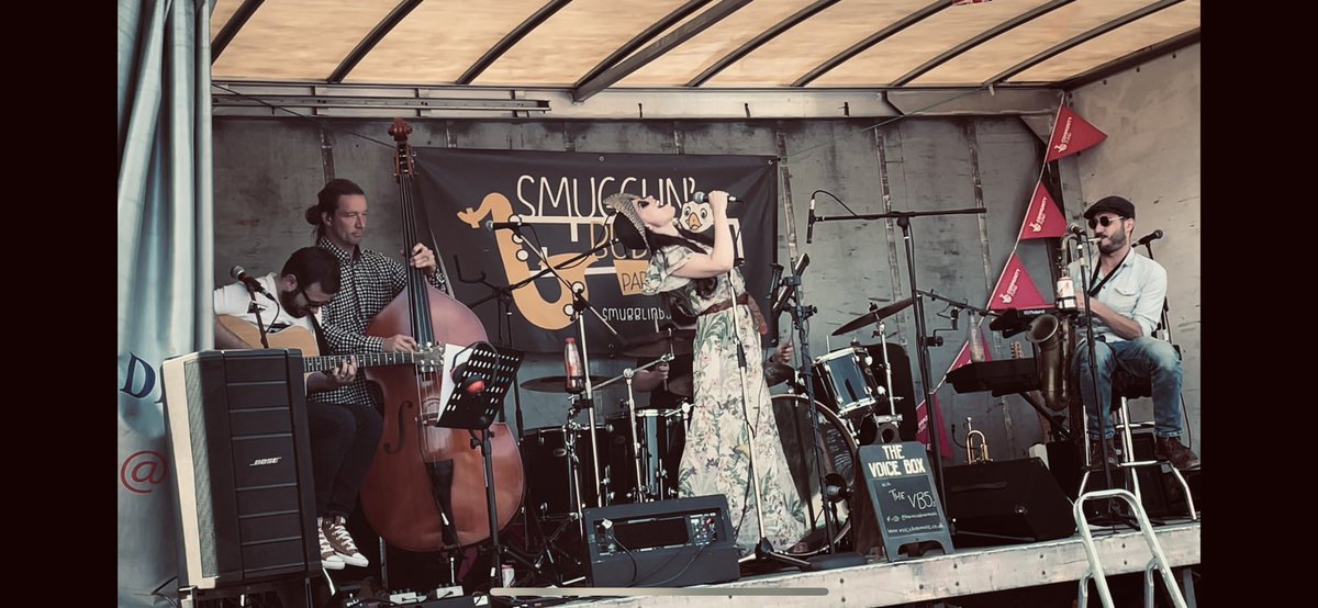 gemmasutton1's tweet photo. This weekend of Jubilee Gigs. 11 sets in 5 places over 4 days. Still recovering! #thevb5s #thevb3s #thevoicebox https://t.co/stgSZjXui4
