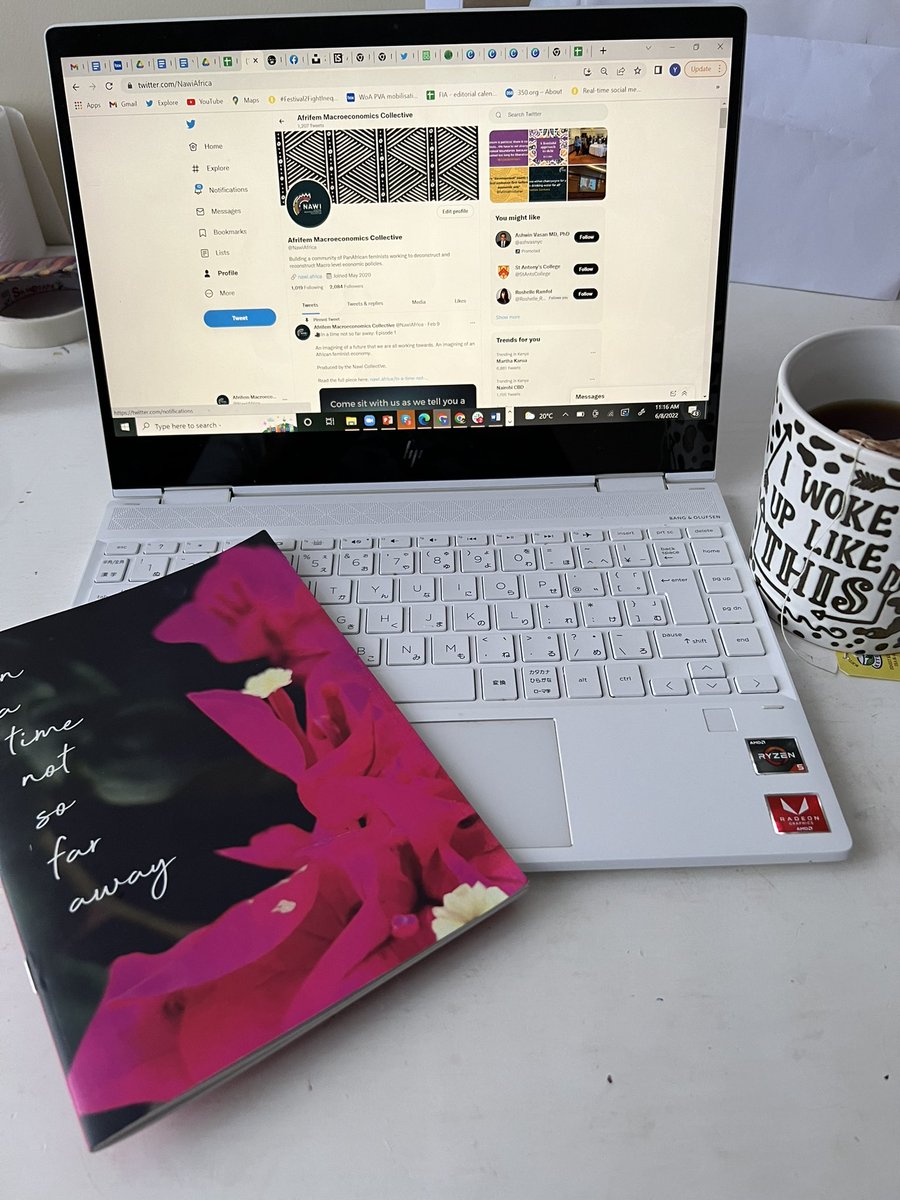 NawiAfrica's tweet photo. We woke up reading the “In A Time Not so Far Away” Creative piece written by Agazit Abate, a Nawi Associate, for day 3 at the #AFMA2022 fellowship.
The book is a limited edition but you can read the full article here https://t.co/X21jS9xJvD https://t.co/8jTP0DSHJa