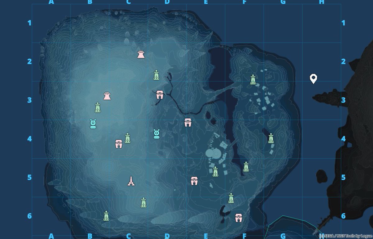 logue256's tweet photo. #NgsTools とりあえず #クヴァリス 対応。 #PSO2NGS #Kvaris #map
先行プレイのSSからピンを設置したので正確な位置ではありません。あしからず。
例にもよって二層構造です。自分でマップを作りたい方はマップエディタよりどうぞ。
https://t.co/af6Cjxuk1I https://t.co/SfPLCSwO3U