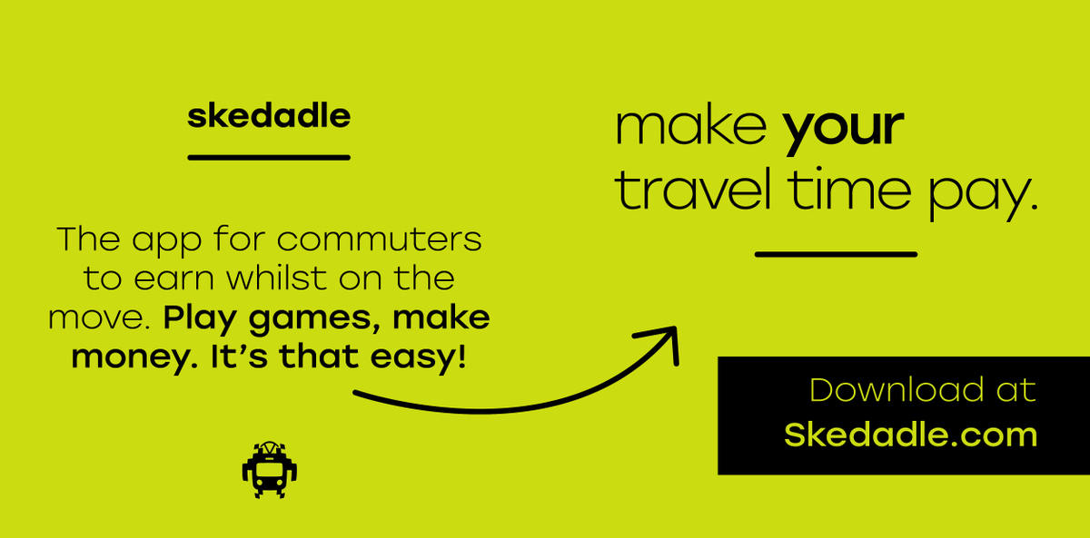 Why do we pay you to travel? ... Well we believe you deserve better! We say why not. You play the biggest role in advertising so why shouldn't you get a cut of the money?! #takebackcontrol #skedadle #maketraveltimepay #sustainability
