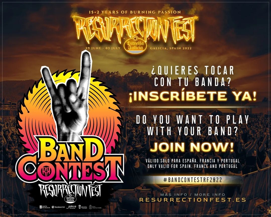 Nos gustan los retos y los festivales de Metal, que le vamos a hacer... ¡Por eso nos hemos apuntado al #RFBandContest2022