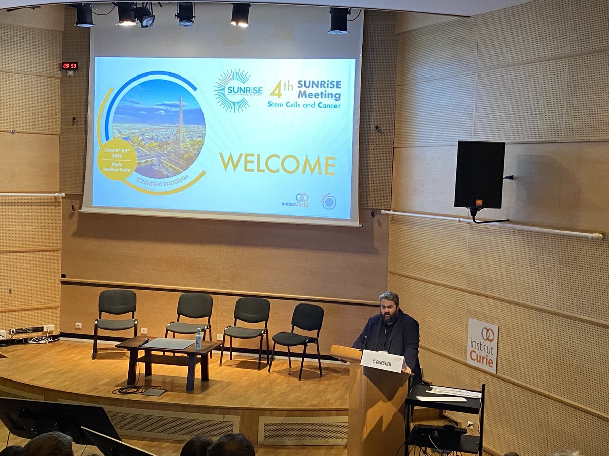 4th Sunrise Meeting in Paris#cancerstemcell#plasticity@ChrisGinestier @Emmachadtem@SUNRiSE_cancer
