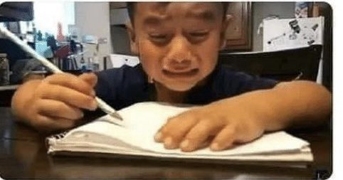 kitzlec's tweet photo. me this after noon in further maths knowing I should have revised #gcsefurthermaths #gcses2022 https://t.co/FNliwtoVyE