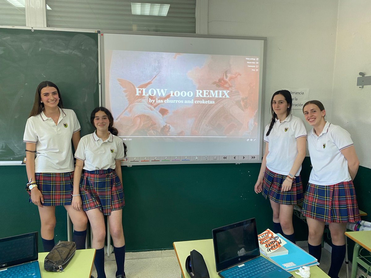 ColegiosElValle's tweet photo. Seguimos con nuestras exposiciones del #proyecto #Rematecimiento.
¡Hasta se han atrevido a #rapear! 🗣️
¡Así se hace chicos/as! 👌
#ColegiosElValle #3ESO #AprendizajeBasadoenProyectos #ABP #VB #GeografíaeHistoria #ElValle https://t.co/UvqpdjgCjF