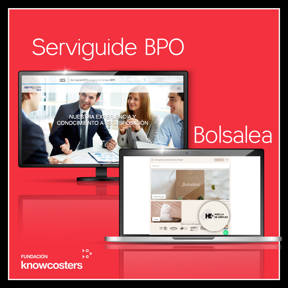 knowcosters's tweet photo. Las #empresas a las que no le sobran las #personas son las que dejan huella en la #sociedad 👣👇
#ServiguideBPO, #Bolsalea, #Fotoempresas, #Moverso, @Sepiia2080 o #Sheedo Papers son algunas de las entidades que apuestan por la #transparencia a través de la #HuelladeEmpleo🛒✅ https://t.co/ulacmCbglf