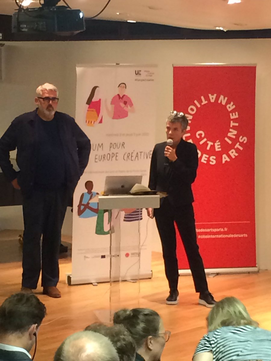 RCE_infos's tweet photo. Forum pour une Europe créative : mot d’accueil par Bénédicte Alliot, directrice @citedesarts #EuropeCreative #CreativeEurope https://t.co/SUqHTkUdNL