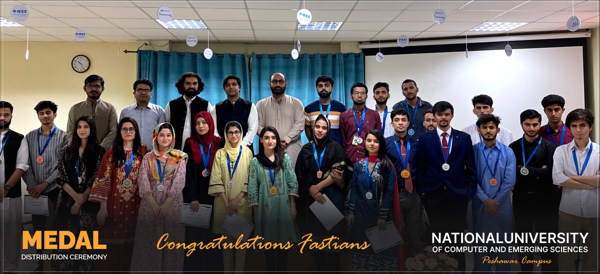 fastpwrofficial's tweet photo. The Medal Distribution Ceremony at FAST-NU Peshawar Campus was held on 8th June 2022.
Admissions Update: Admissions 2022 are open now apply online at https://t.co/LwtbGp6mx4
#AdmissionsOpen #FASTNU #FASTPWR https://t.co/mL3dTrqB44