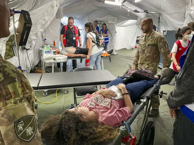 ACTINOSProject's tweet image. Who let that fat Irish guy into the field hospital?!
Fantastic exercise, fantastic course...
Well done to all involved- many, many ideas to bring back to Australia! 
#EMDM22
ilpost.it/2022/06/02/med…