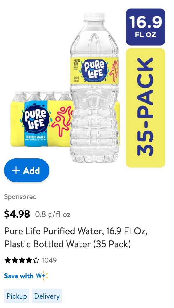 cheaperthannso's tweet photo. 350 bottles of water are cheaper than Nintendo Switch Online + Expansion Pack https://t.co/llT1VDL5Lw