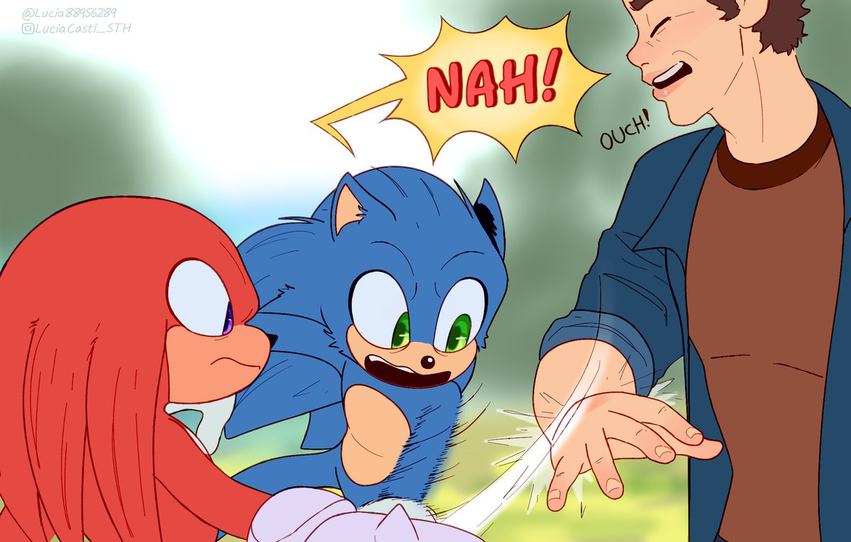 Game Sonic meets “him” Art by @storminghearts on Twitter :  r/SonicTheHedgehog
