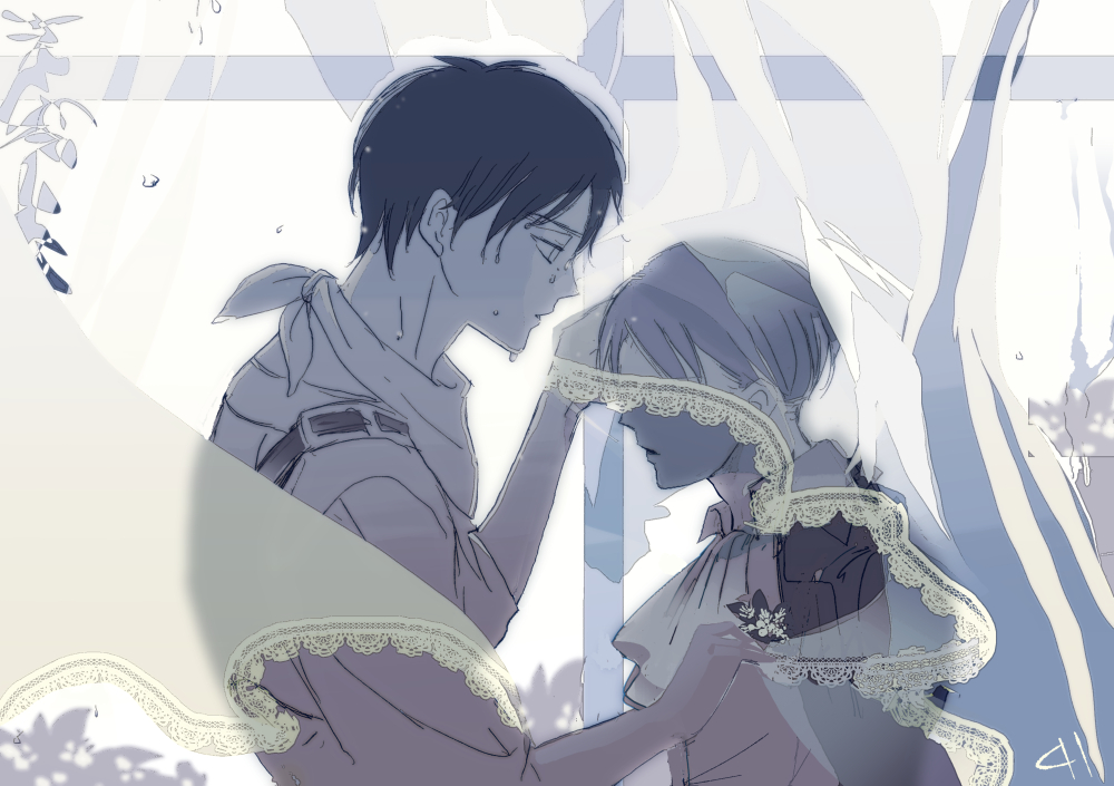 Palmxxx41's tweet photo. June Bride / ereri https://t.co/dC5a4T3ajW
