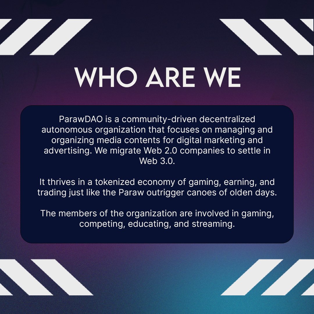 ParawDAO's tweet photo. Looking forward to get into the crypto world but have no idea where to start? 

Start sailing with ParawDAO! ⛵️

Learn more about us by joining our Discord channel! https://t.co/Nrsvjb7vkS

Link is also in the bio. https://t.co/MVJkfL2eN7
