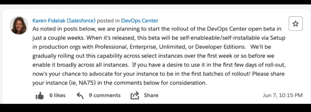 _jxckmcc's tweet image. @Salesforce #DevOpsCenter open beta coming in hot 👇