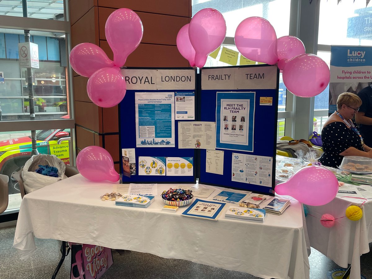 Royal London Hospital Frailty Team (@royalfrailty) on Twitter photo Come join us at the Royal London Open day today! Information and sweets available! <a href="/NHSBartsHealth/">Barts Health</a> @RoyalLondonHosp Come join us at the Royal London Open day today! Information and sweets available! <a href="/NHSBartsHealth/">Barts Health</a> @RoyalLondonHosp