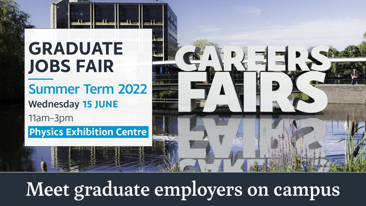 UoYCareers's tweet photo. ⏲️ The countdown is on! ⏲️

Our Graduate Jobs Fair will be opening its doors in exactly one week! Come along to meet a variety of employers and hear what jobs they have on offer, get your LinkedIn picture taken, enjoy some ice cream and more! 👉 https://t.co/0LRhBVVmXB https://t.co/F38J7jZHT6