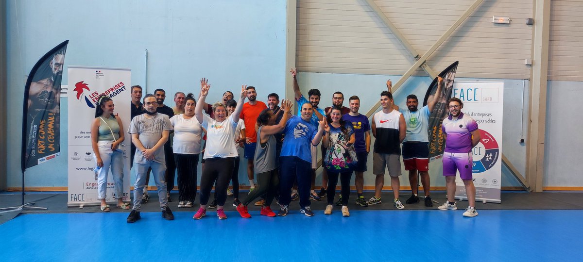 Hier c'était Facenergie Sport à Alès...
une rencontre sportive et une session de recrutement !
20 offreur.euse.s de compétences repéré.e.s et préparés avec Pôle emploi et l'association la clède.
13 entreprises avec 70 offres d'emplois 
@Poleemploi_oc 
@alèscévenneshandball