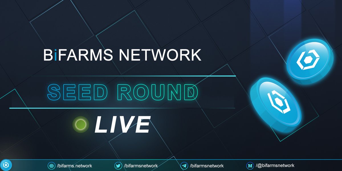 BiFarmsnetwork (@bifarmsnetwork) on Twitter photo 📢BiFarms Seed token sale
🌐app.bifarms.network
Date: 08 June 2022
Total Supply: 1,000,000 BFS
Seed Price: $5.00
Contract address: 0xBBf8c8F9B79808bE0bC8d24f2c7A5111B47E230B
medium.com/@bifarmsnetwor… 📢BiFarms Seed token sale
🌐app.bifarms.network
Date: 08 June 2022
Total Supply: 1,000,000 BFS
Seed Price: $5.00
Contract address: 0xBBf8c8F9B79808bE0bC8d24f2c7A5111B47E230B
medium.com/@bifarmsnetwor…